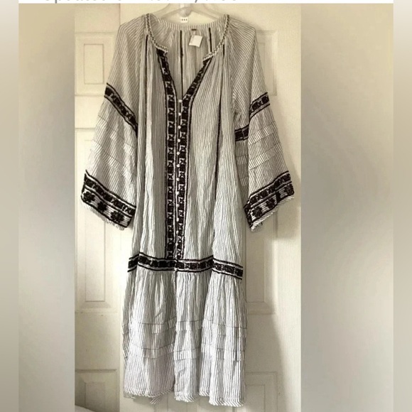 Free People Vagabond 3/4 Dress- LIKE NEW Size Large - Picture 2 of 11